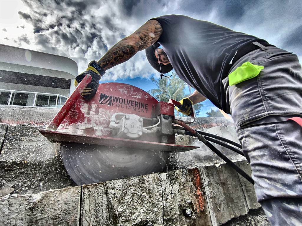 Ray cutting and breaking a pool