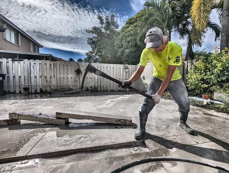 How to break concrete without a jackhammer