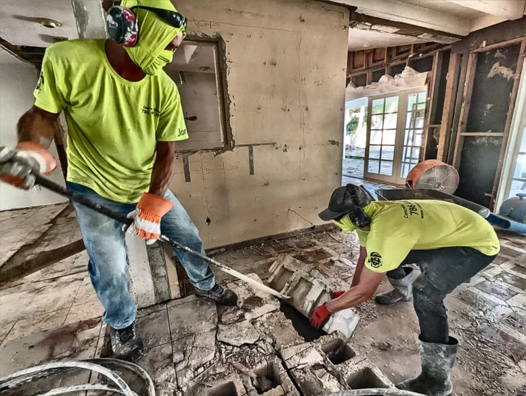 Can you remove concrete by hand?