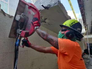 Concrete wall sawing vs. traditional demolition: a clear choice for miami projects