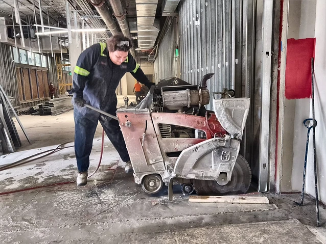 Slab saw services