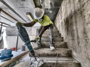 We offer the best concrete chipping services in miami