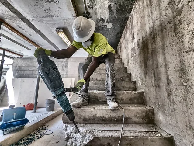 We offer the best concrete chipping services in miami