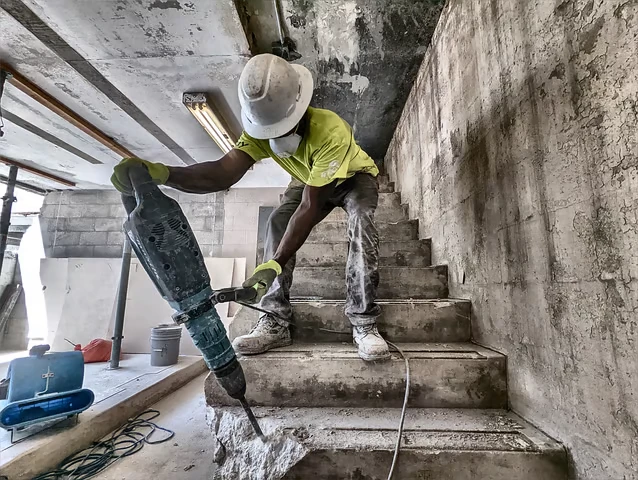 We offer the best concrete chipping services in miami