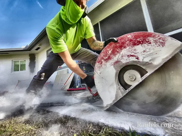 Patio & walkway concrete cutting