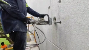 concrete egress window cutting miami