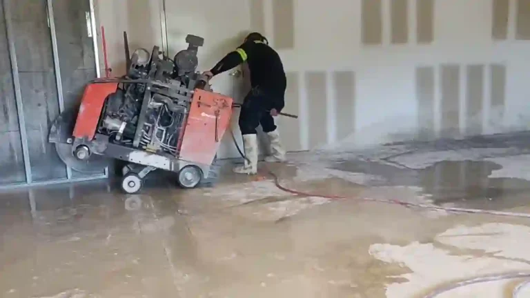 chipping of concrete surface 76